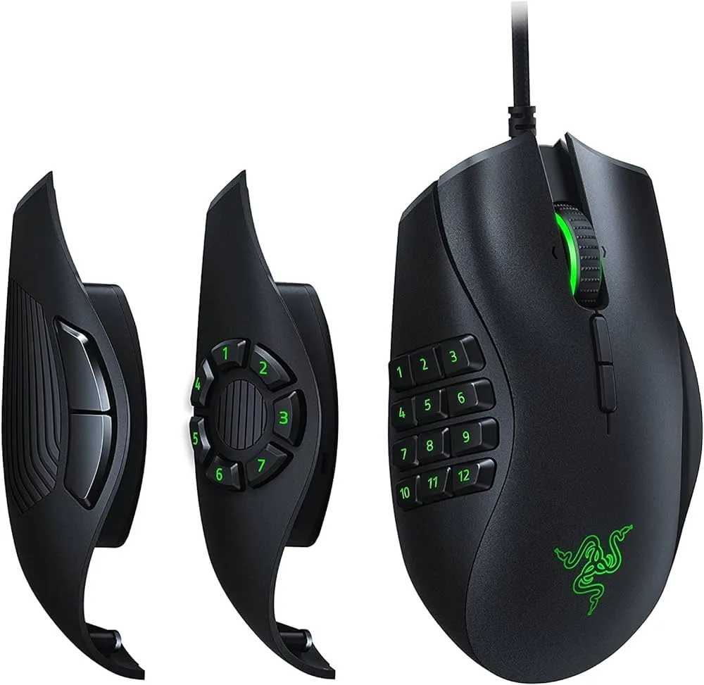 Мышки Razer Gaming Naga Trinity USB RGB Black